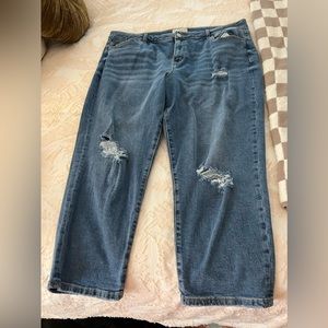 Eloquii boyfriend jeans size 18